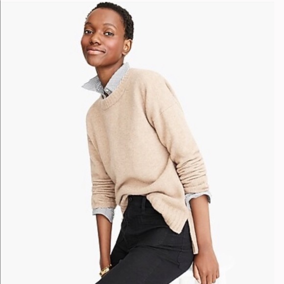 Jcrew Oversized Crewneck Sweater 